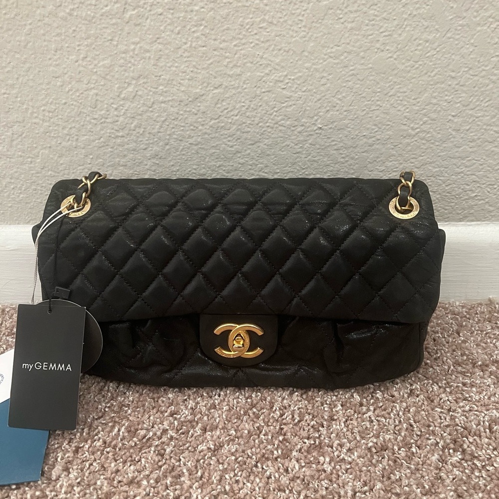 Chanel iridescent classic flap bag